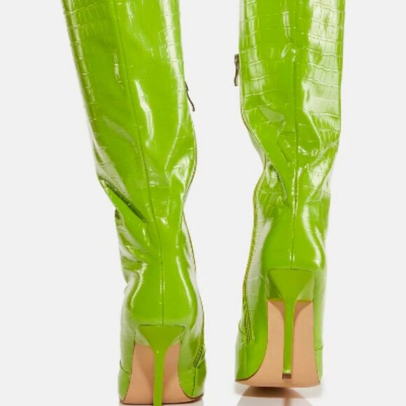 Green Simmi Normen Knee High Boots  ( BRAND NEW !!!! ) - Picture 4 of 8
